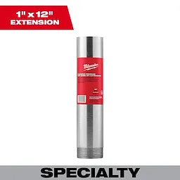 The image features a 1" x 12" Diamond Premium Wet Core Bit Extension, primarily silver in color with a red label.
