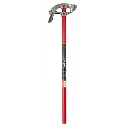 3/4" EMT Aluminum Conduit Bender with a red handle and a gray, durable head for bending electrical metal tubing.