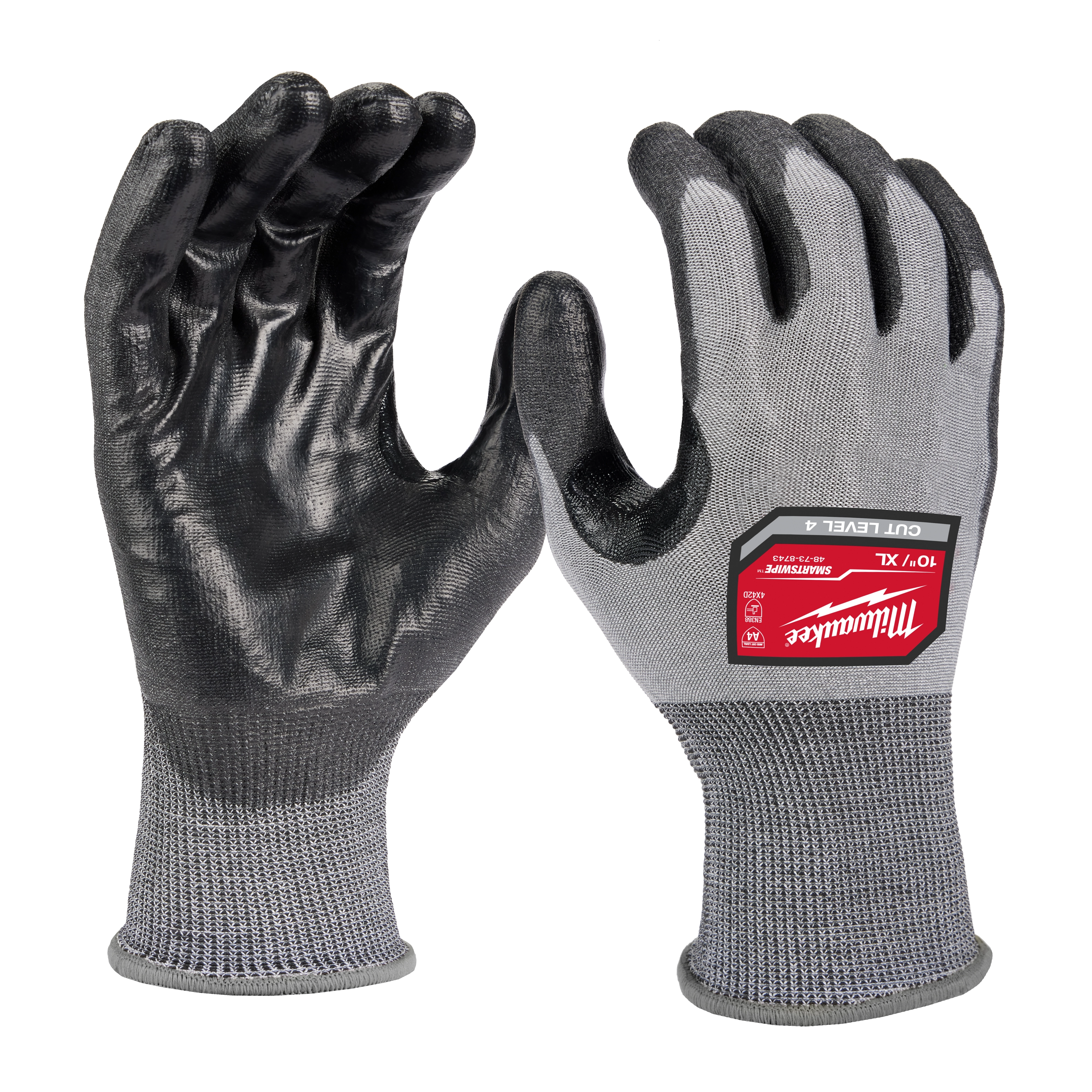 Cut Level 4 High Dexterity Polyurethane Dipped Gloves | Milwaukee Tool