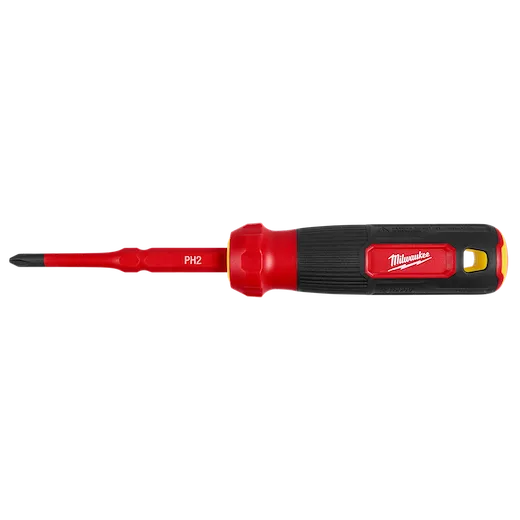 2-in-1 1000V Insulated Flip Shank Multi-Bit Screwdriver