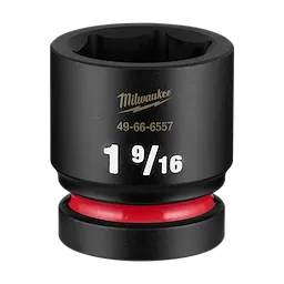 SHOCKWAVE Impact Duty 1" Drive 1-9/16" Standard 6 Point Socket standing upright with visible size markings.