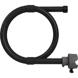 A black 6'27" Rear Guide Hose is coiled and secured with two circular straps. The hose has a connector attachment on one end and is designed for use with various tools.