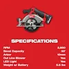 M12 FUEL™ 5-3/8” Circular Saw Kit, view 23