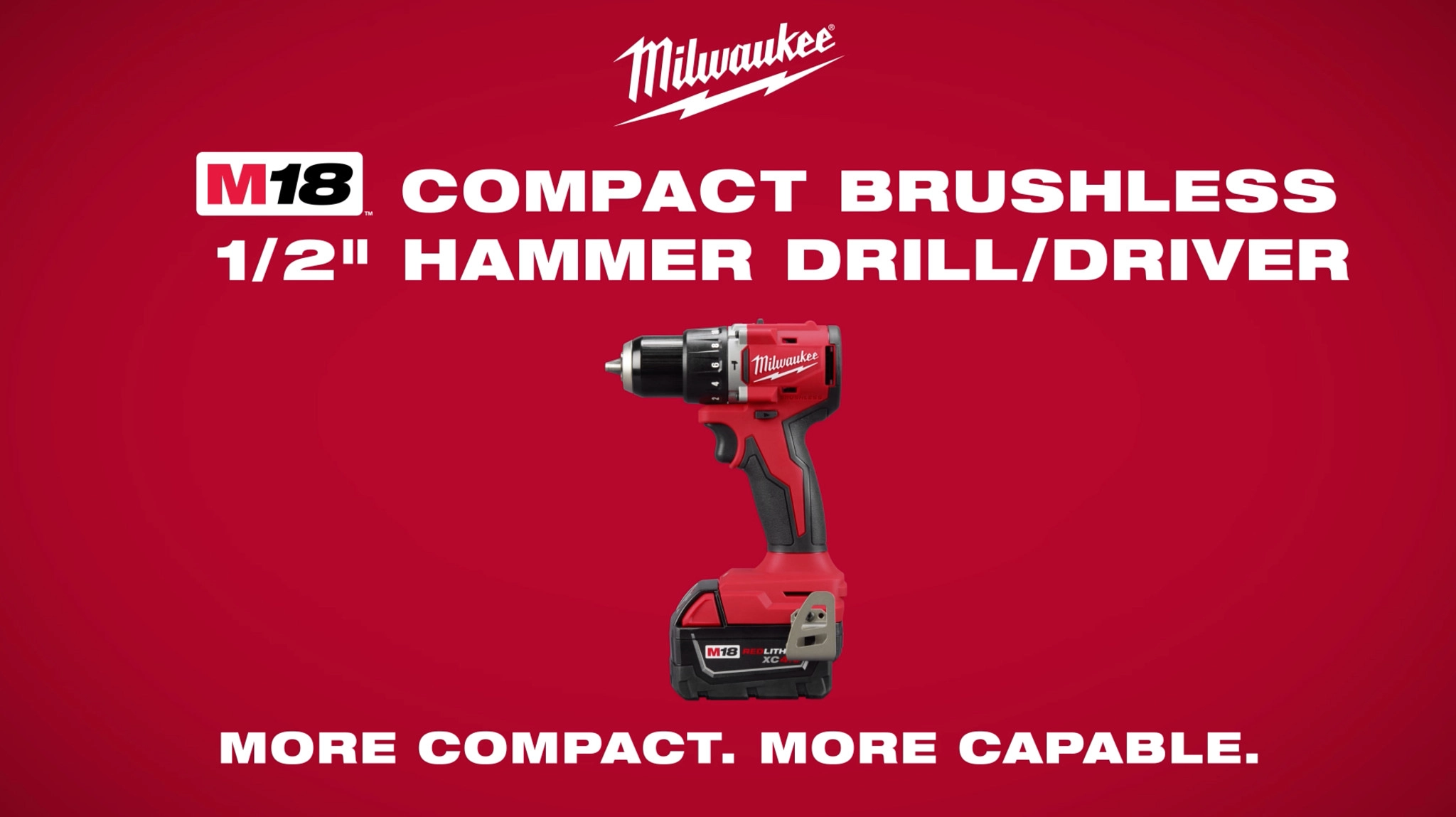 M18™ Compact Brushless Hammer Drill/Driver
