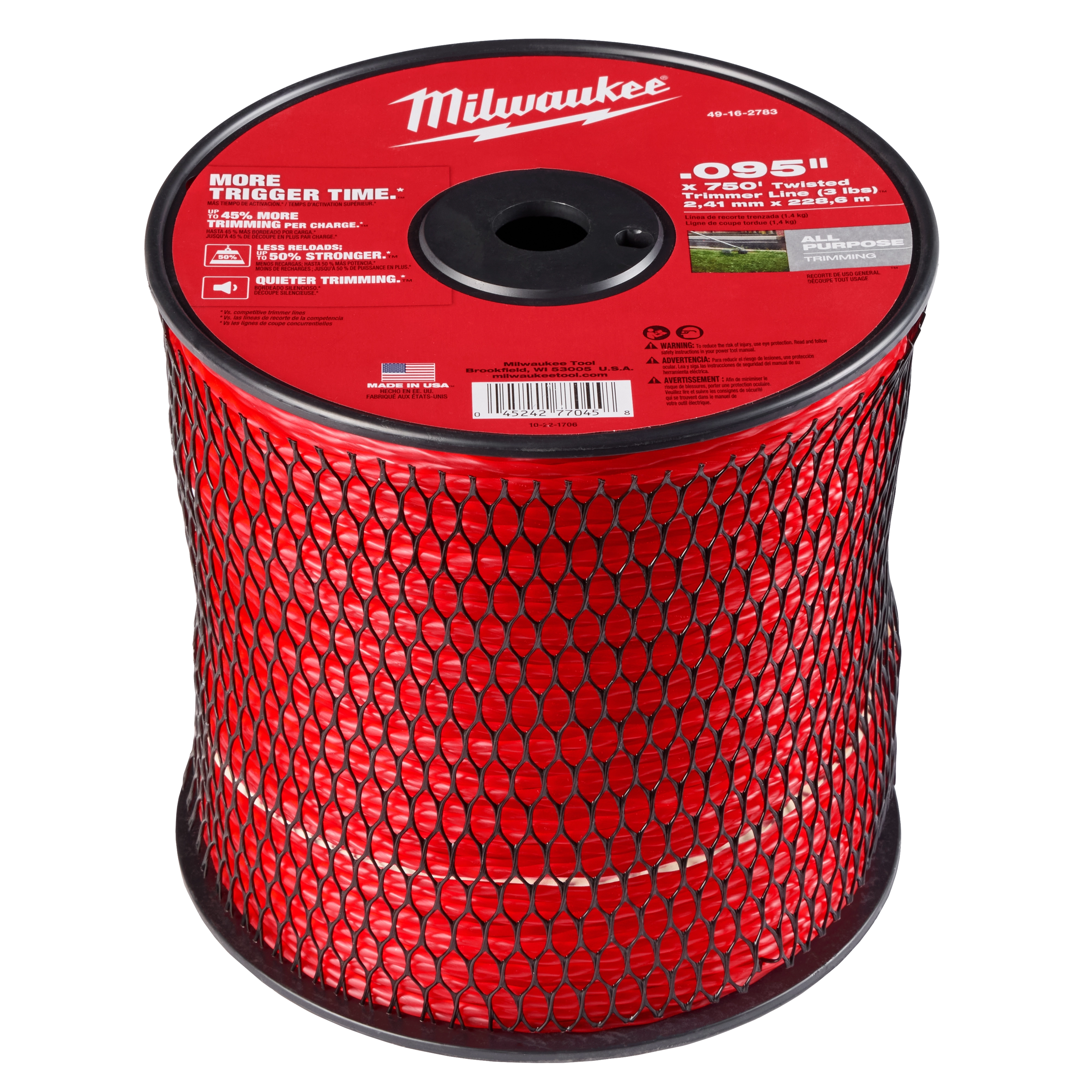 .095" x 750' Twisted Trimmer Line