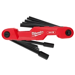 11-Key Electrician's Folding Hex Key Set - SAE