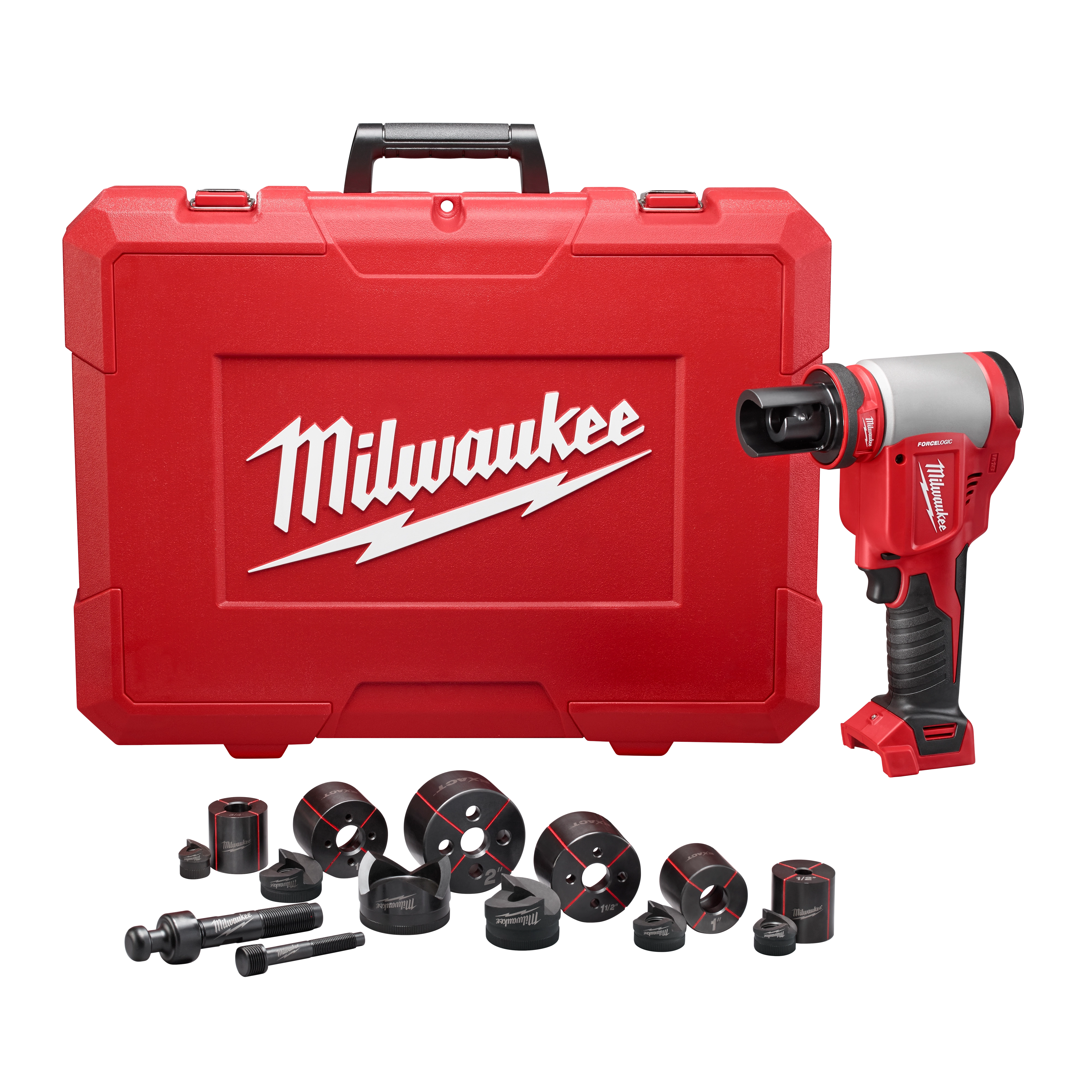 M18 Force Logic 10 Ton Knockout Tool 1 2 To 2