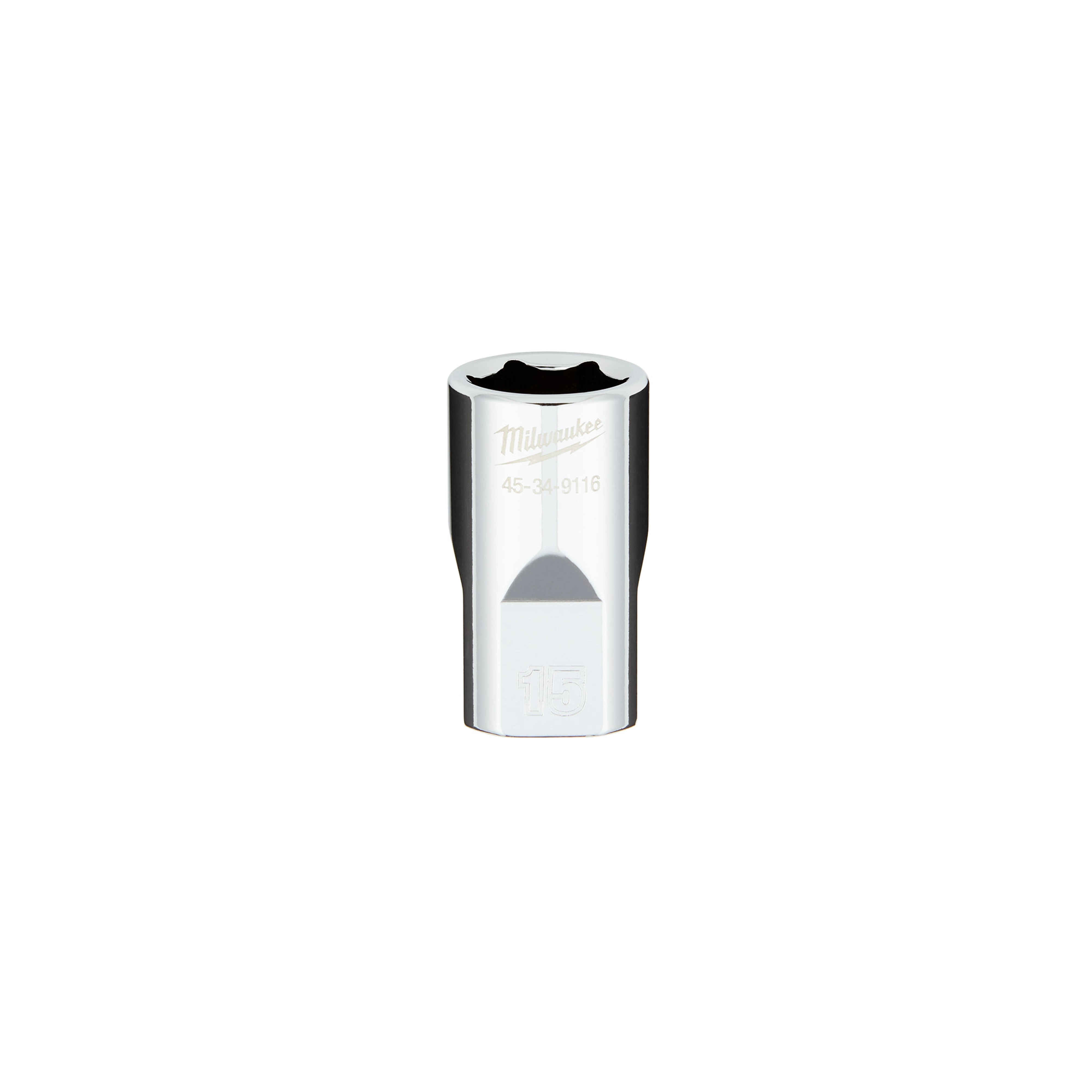 1/2" Drive 15MM Metric 6-Point Socket with FOUR FLAT™ Sides