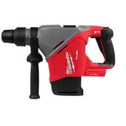 The M18 FUEL™ 1-9/16" SDS Max Rotary Hammer w/ ONE-KEY™ is a power tool featuring a grey and red body, a black handle on the left side, and the manufacturer's logo, Milwaukee, prominently displayed on the side.
