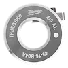 Milwaukee knockout punch for use only with 410 AL and specified conduit sizes, labeled THHNXHHW, model 49-16-BOA4.