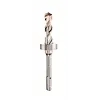 5/8" x 2-1/16" STOP BIT SDS-PLUS drill bit with a silver finish, featuring a spiral design and carbide tip.