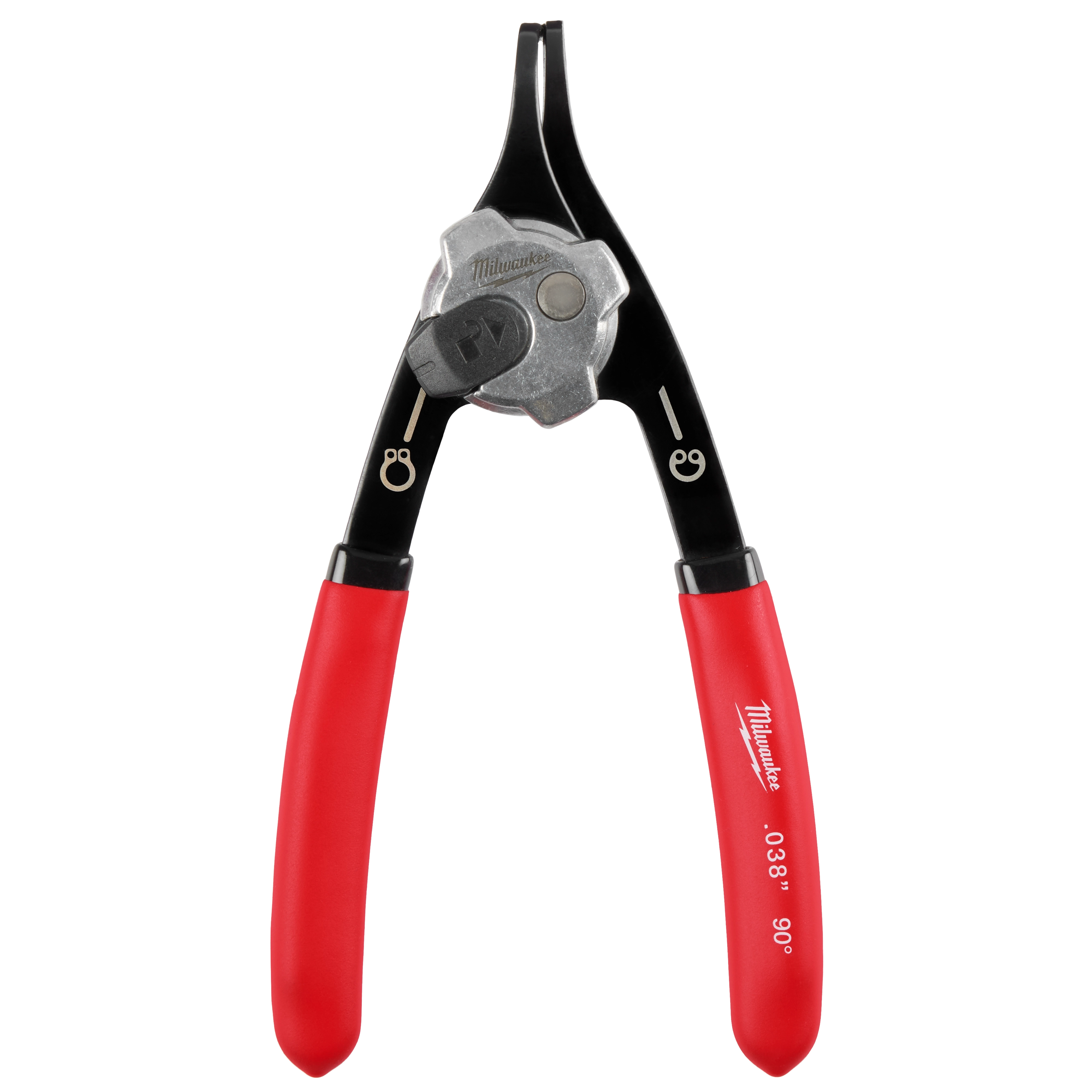 .038" Convertible Snap Ring Pliers - 90°