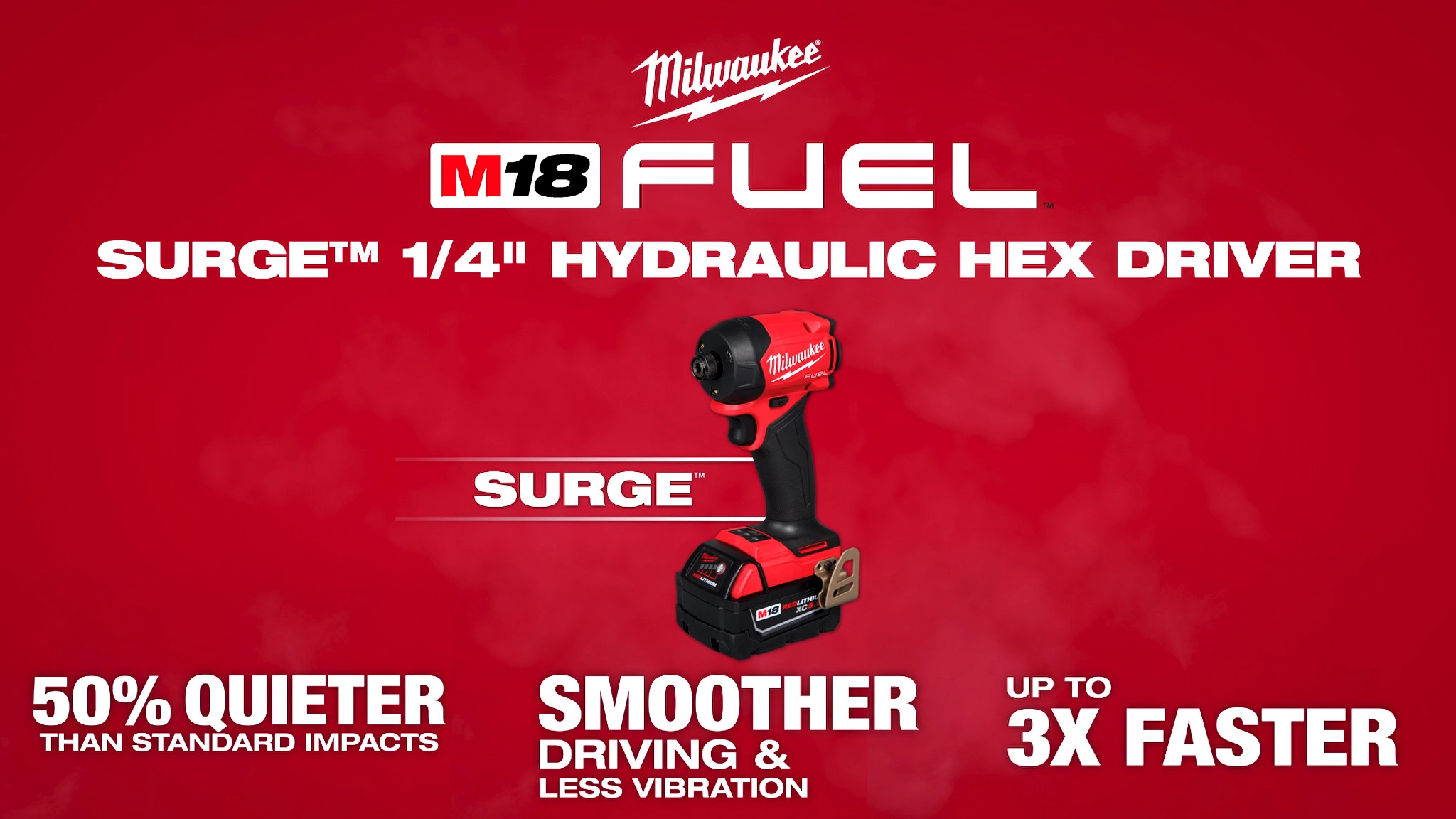 M18 FUEL™ SURGE™ 1/4" Hex Hydraulic Driver