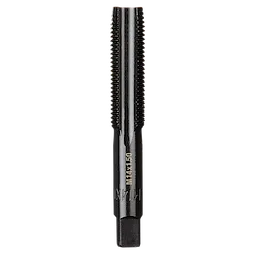 M14-1.50 20mm Straight Flute Plug Tap with spiral grooves and a black finish for threading applications.