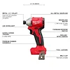 M18™ Compact Brushless 1/4" Hex Impact Driver, view 18