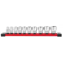 10pc 3/8" SAE Sockets with FOUR FLAT™ Sides