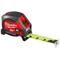 25ft Magnetic Tape Measure w/ Rechargeable 100L Light