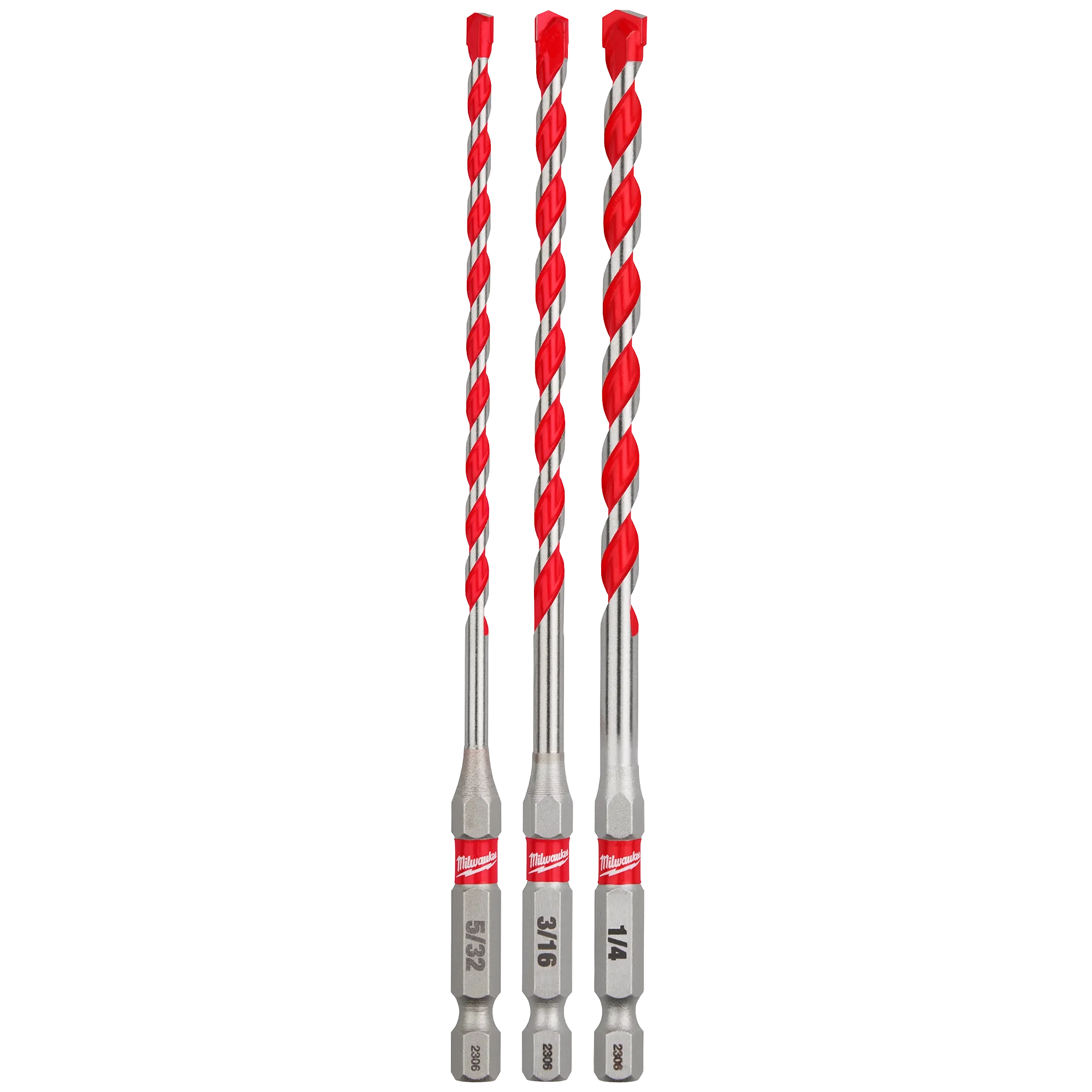 (3PC) SHOCKWAVE Impact Duty™ Carbide Hammer Drill Bit Set | Milwaukee Tool