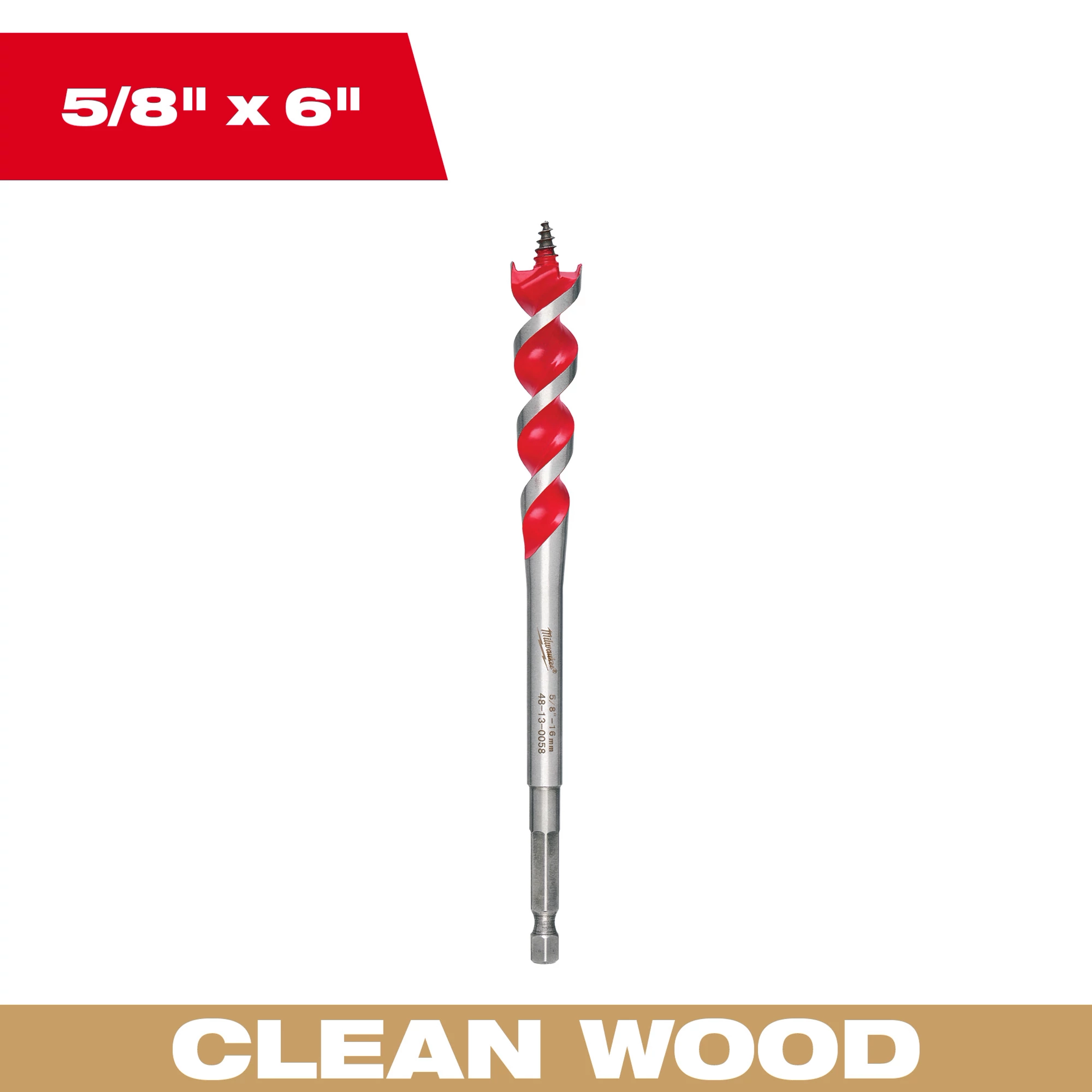 SPEED FEED™ Wood Bit 5/8" x 6"