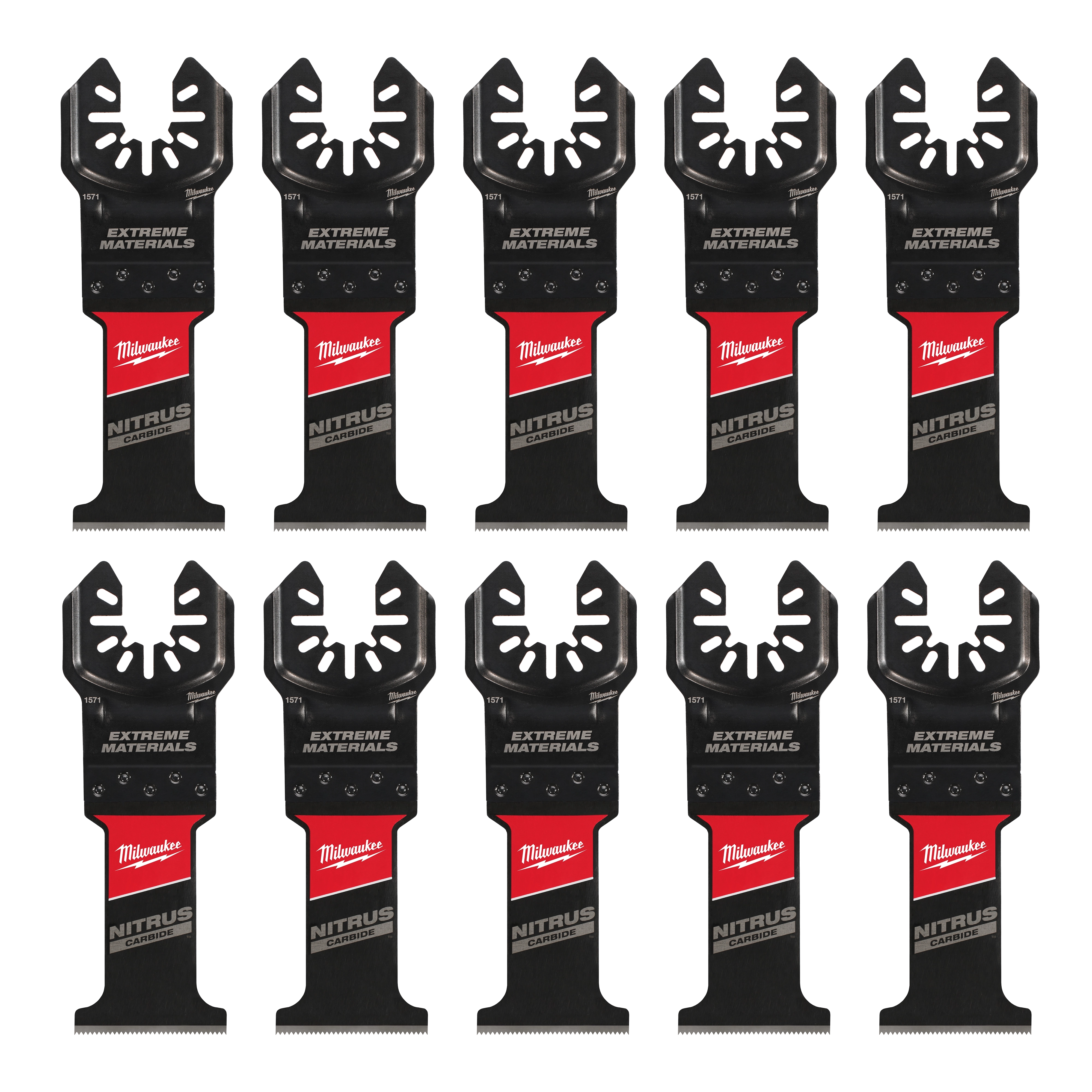 10PK) NITRUS CARBIDE™ Extreme Materials Universal Fit OPEN-LOK