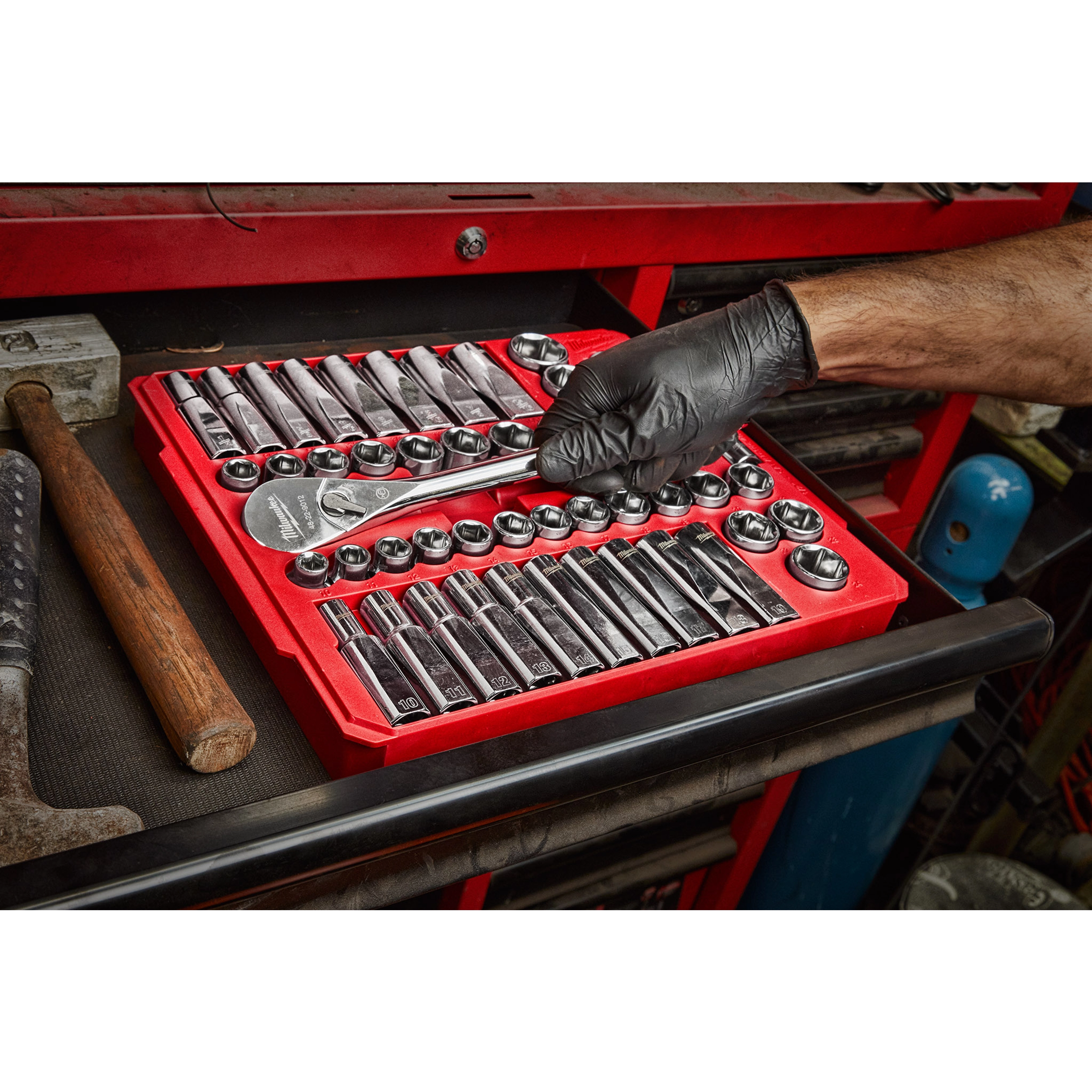 ½” Drive Ratchet and Socket Set