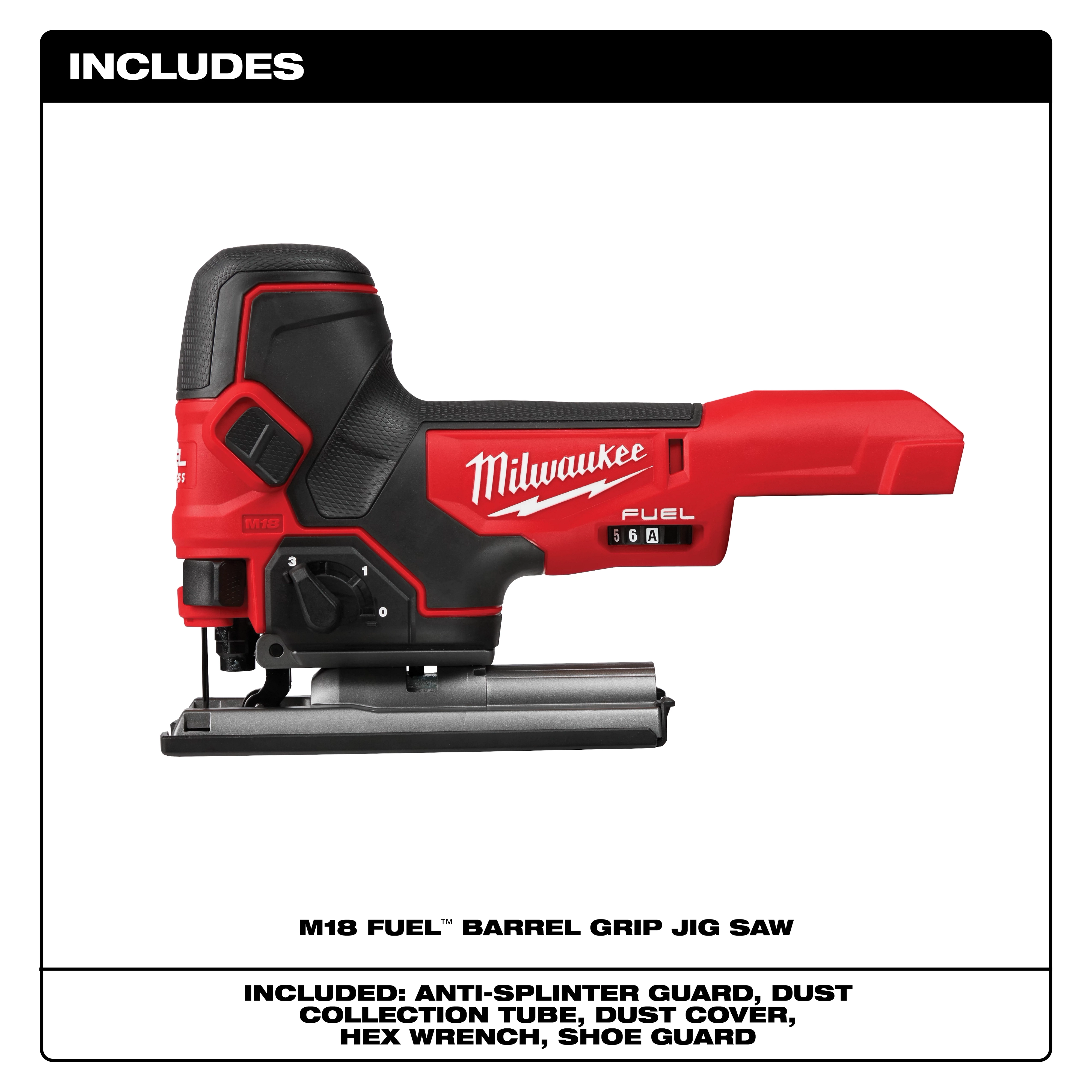 M18 FUEL™ Barrel Grip Jig Saw Includes