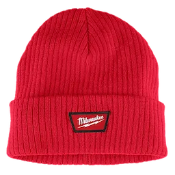 Image of the Milwaukee Rib-Knit Cuffed Beanie in red