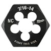 7/16"-14 NC 1-Inch Hex Threading Die