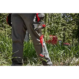Worker using the 16” Splitting Axe