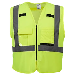 High Visibility Yellow Safety Vest - L/XL