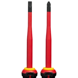 2pc 1000V Insulated Slim Tip Screwdriver Set
