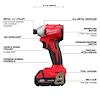 M18™ Compact Brushless 1/4" Hex Impact Driver Kit, view 17