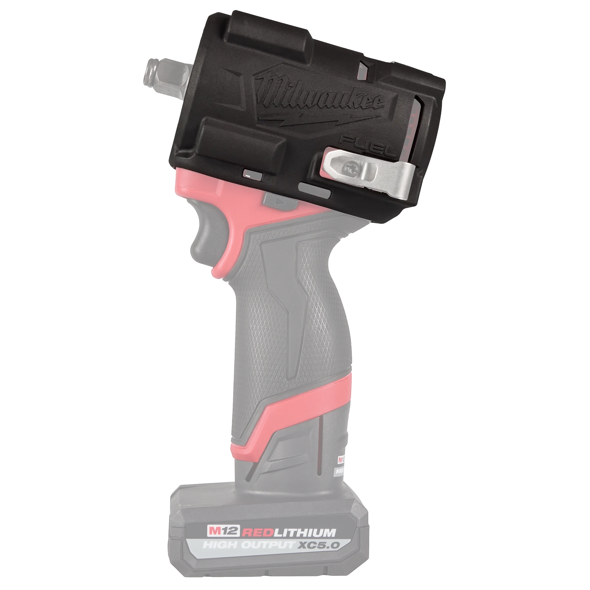 Stivale Protettivo In Gomma M12 FUEL Stubby Per Avvitatore A Percussione, Compatibile Con Modelli 2554-20, 2555-20 E 2555P-20, Leggero E Antiurto, Ricambio 49-16-2554 - 5