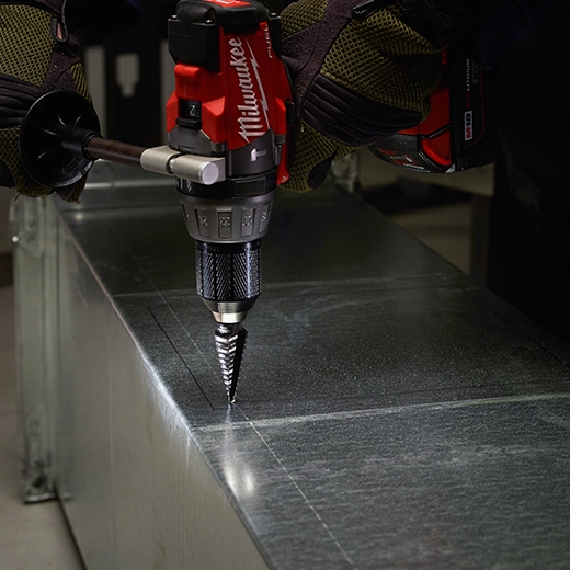 thumbnail image 2 of Milwaukee #4 Step Drill Bit 2-Pack – 3/16" To 7/8" By 1/16" Steps, 48-89-9234 2 of 3
