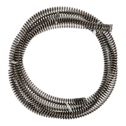 Circular, coiled metal cable used in plumbing tasks, named %2Afor%20web%20use%20only. Designed for pipe clearing and unclogging.