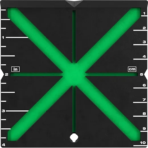 Responsive Laser Alignment Target