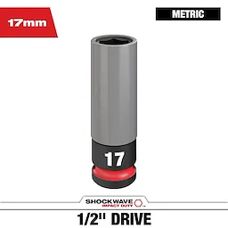 SHOCKWAVE Impact Duty™ 1/2 Drive 17MM Metric Lug Nut Wheel Socket