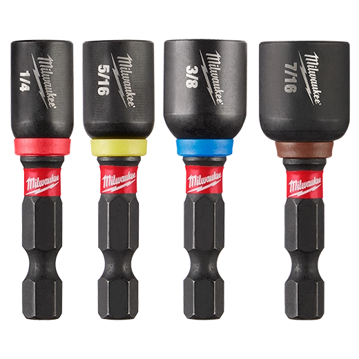 SHOCKWAVE 4PC 1-7/8 Impact Magnetic Nut Driver Set | Milwaukee Tool