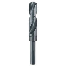 27/32" S&D Black Oxide Drill Bit, featuring a black finish and spiral design, used for drilling in various materials.
