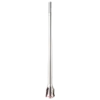 SDS-MAX Tunnel Bit, 2-1/8" X 22", shown vertically with a silver body and specialized cutting head designed for drilling tunnels.