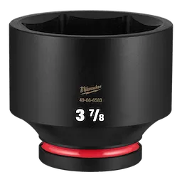 SHOCKWAVE Impact Duty 1" Drive 3-7/8" Standard 6 Point Socket standing upright with size marking visible.