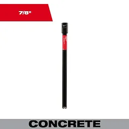 7/8" Diamond Ultra Wet Core Bit shown with a black cylindrical shape, red label, and concrete application indicated at the bottom.