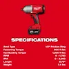 M18™ Brushless 1/2" High Torque Impact Wrench w/ Friction Ring Kit, view 14