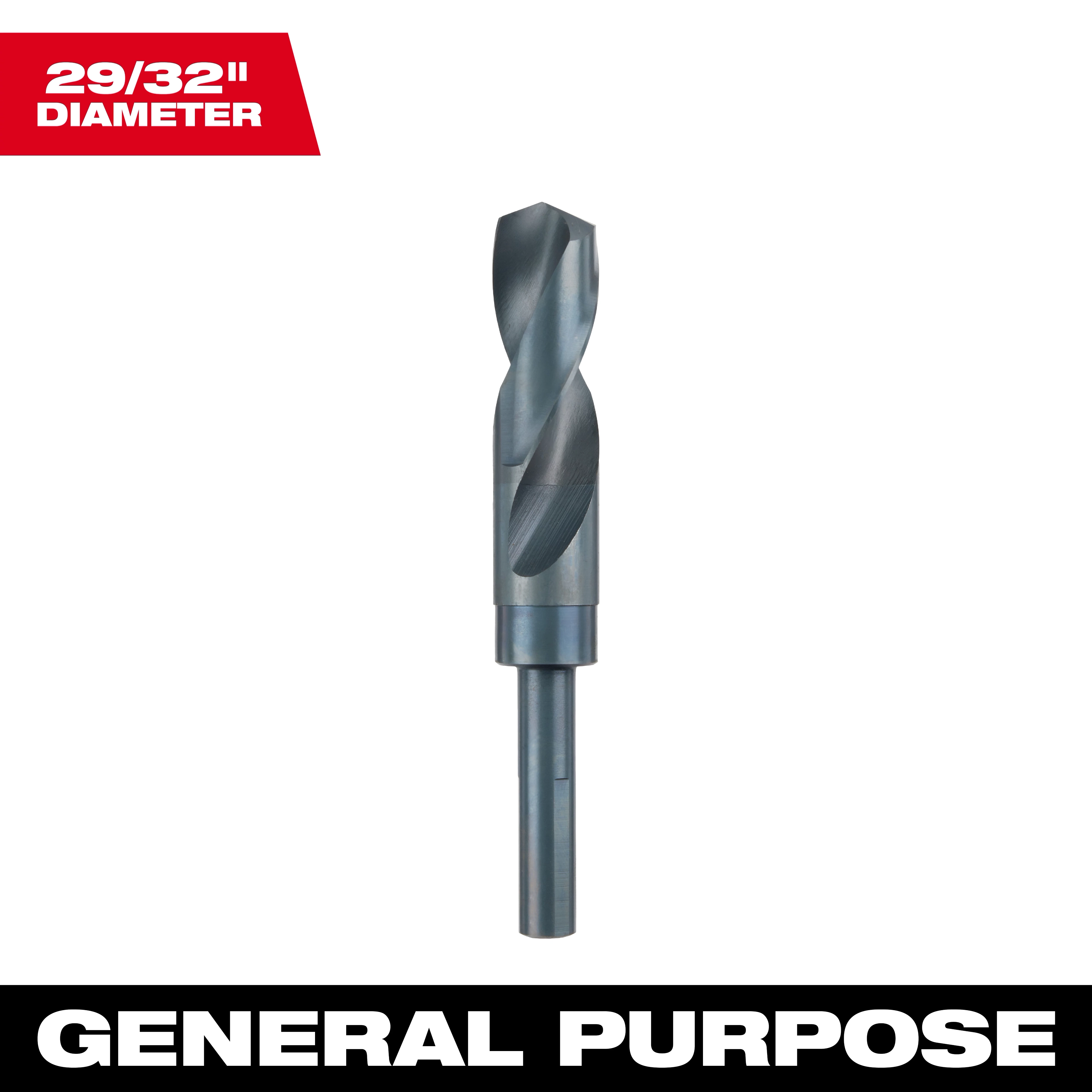 Milwaukee 48-89-2751 general purpose drill bit with 29/32" diameter, featuring a twist design for efficient cutting and durability.