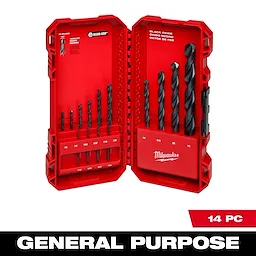 THUNDERBOLT® Black Oxide Drill Bit Set – 14PC