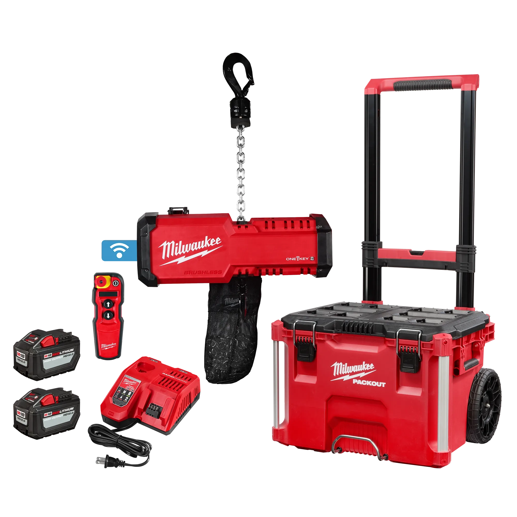 M18™ Compact 1-Ton Chain Hoist w/ ONE-KEY™ - 3