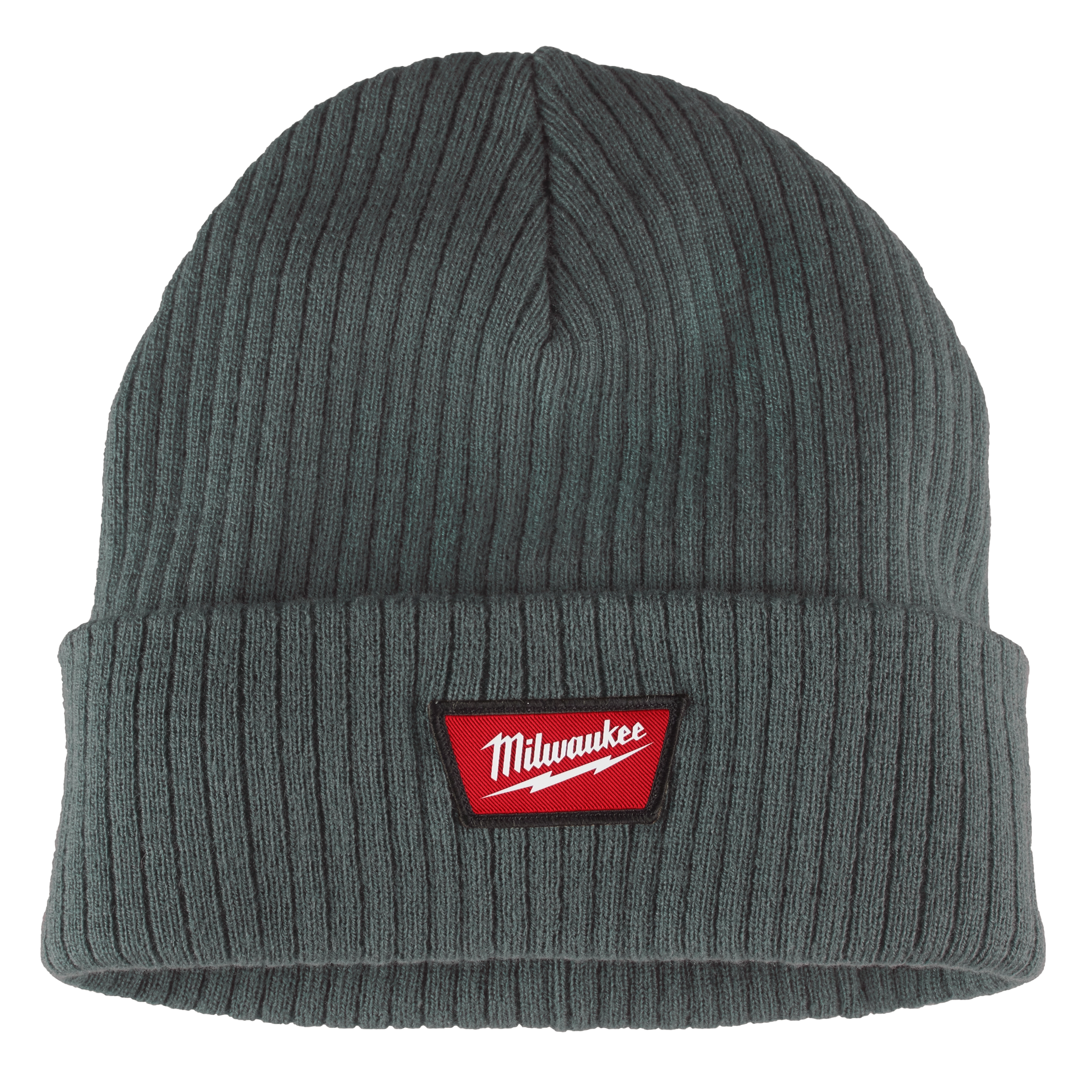 Image of the Milwaukee Rib-Knit Cuffed Beanie in green