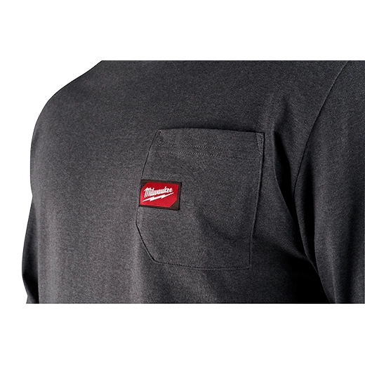 602G, 602GS, 602GM, 602GL, 602GXL, 602GXXL, 602G3XL - Long Sleeve Heavy Duty Pocket T-Shirt