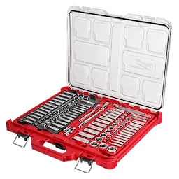 Juego de 106 piezas de llave de trinquete y cubo + PACKOUT