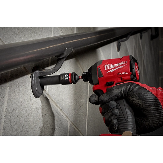 Milwaukee Shockwave Impact Duty Adapter - 1/4" Hex To 1/2" Square Drive - 4932478803